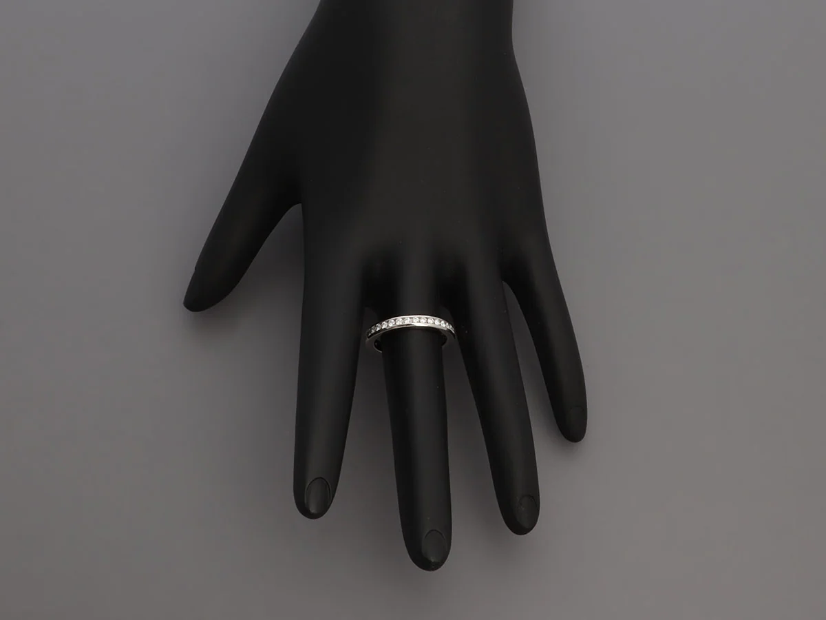 Tiffany & Co. Platinum Diamond Eternity Band 0.56 Carat - Image 6