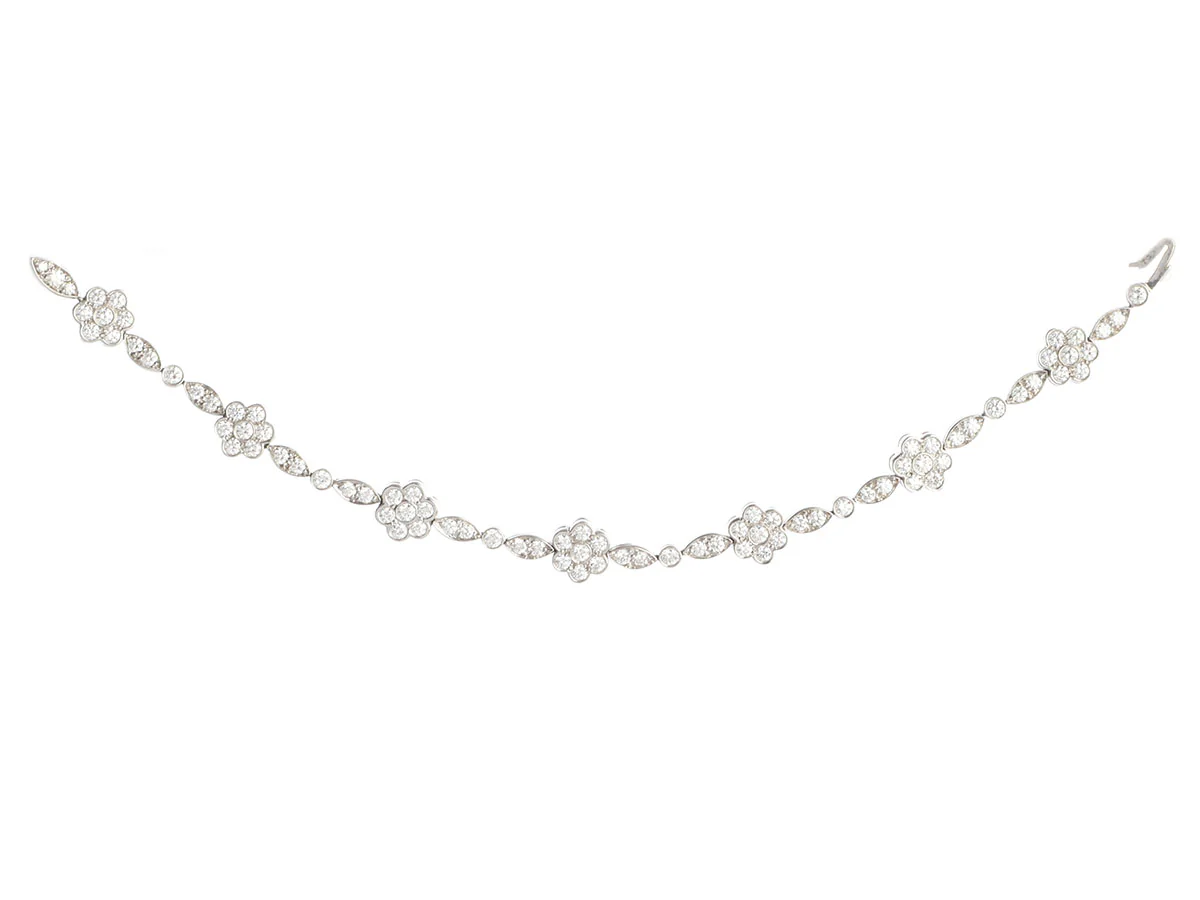 Tiffany & Co. Platinum Diamond Blossom Bracelet
