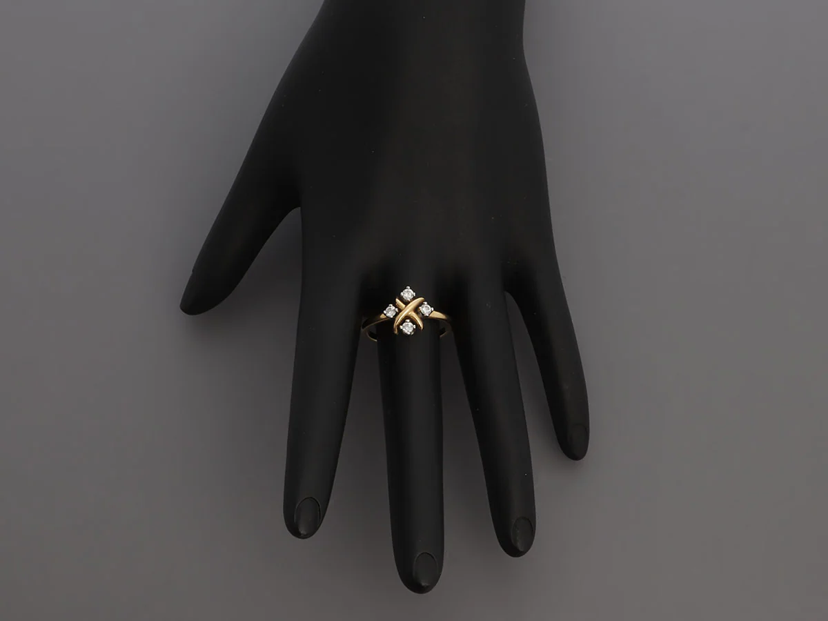 Tiffany & Co. Two-Tone Schlumberger Diamond Lynn Ring - Image 6