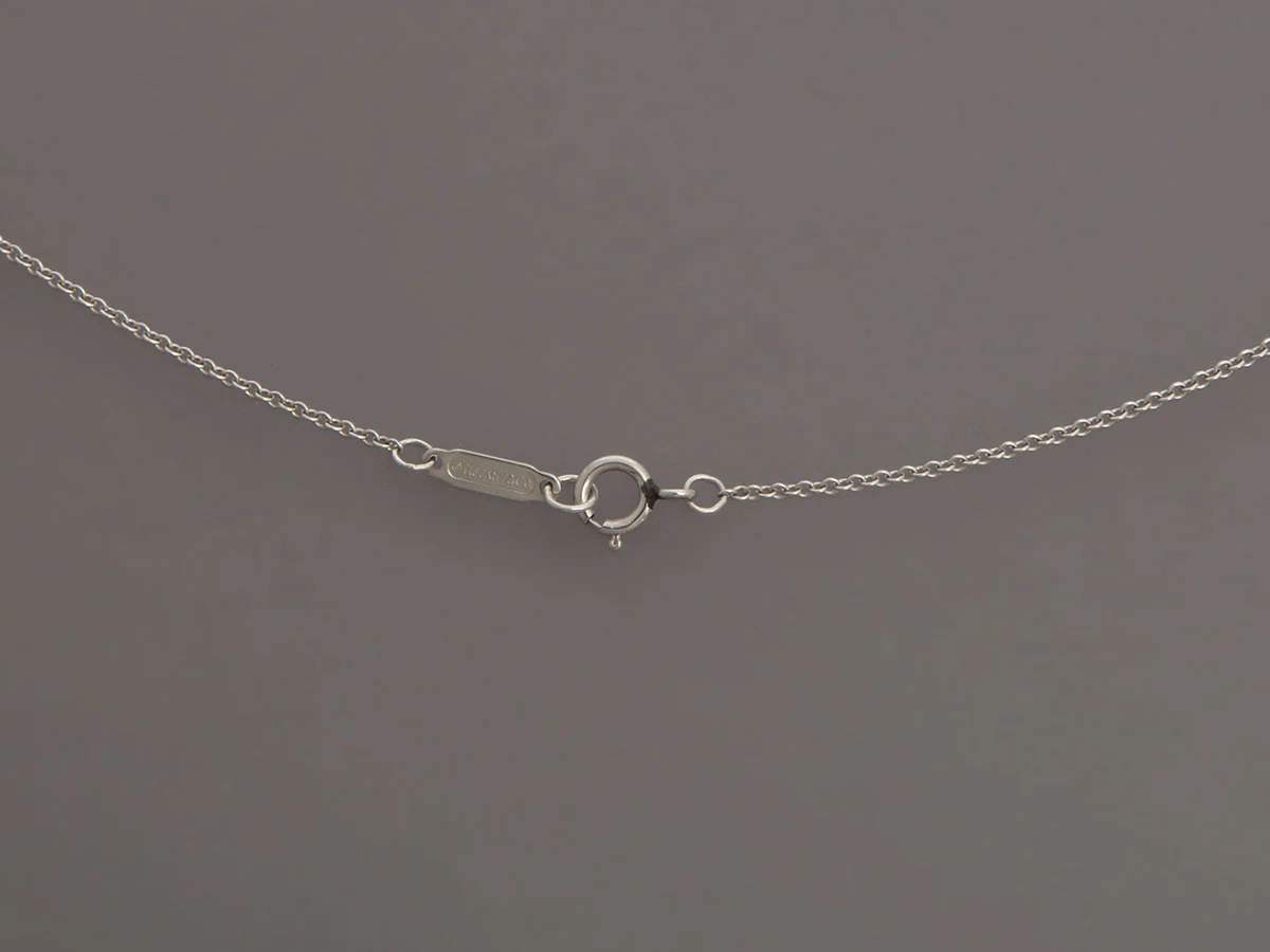 Tiffany & Co. Platinum Diamond Jazz Swing Circle Pendant Necklace - Image 5