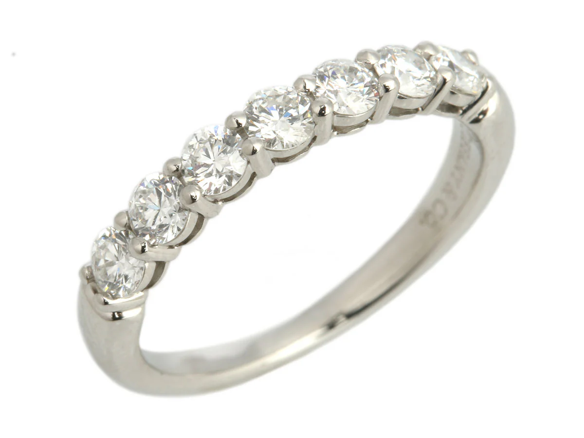 Tiffany & Co. Platinum 0.57-Carat Diamond Tiffany Forever Ring