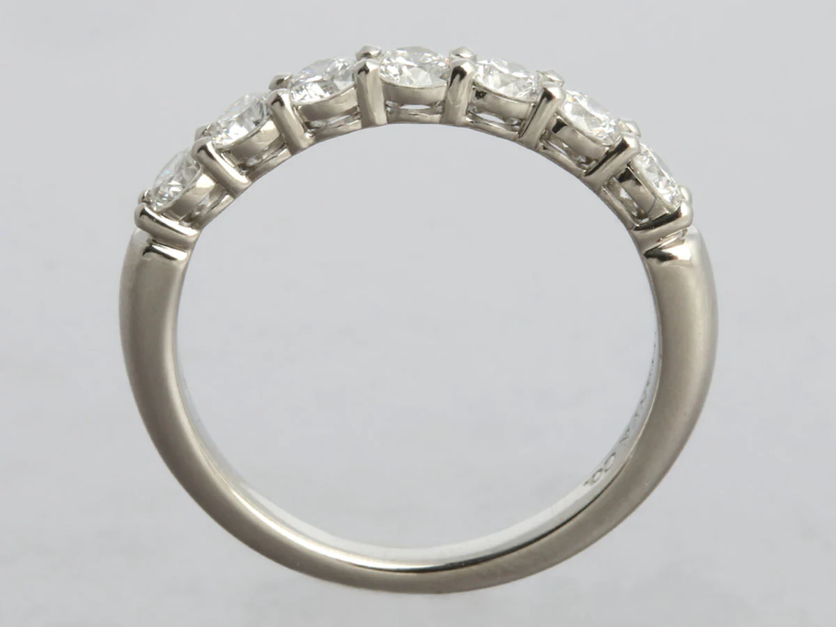 Tiffany & Co. Platinum 0.57-Carat Diamond Tiffany Forever Ring - Image 4