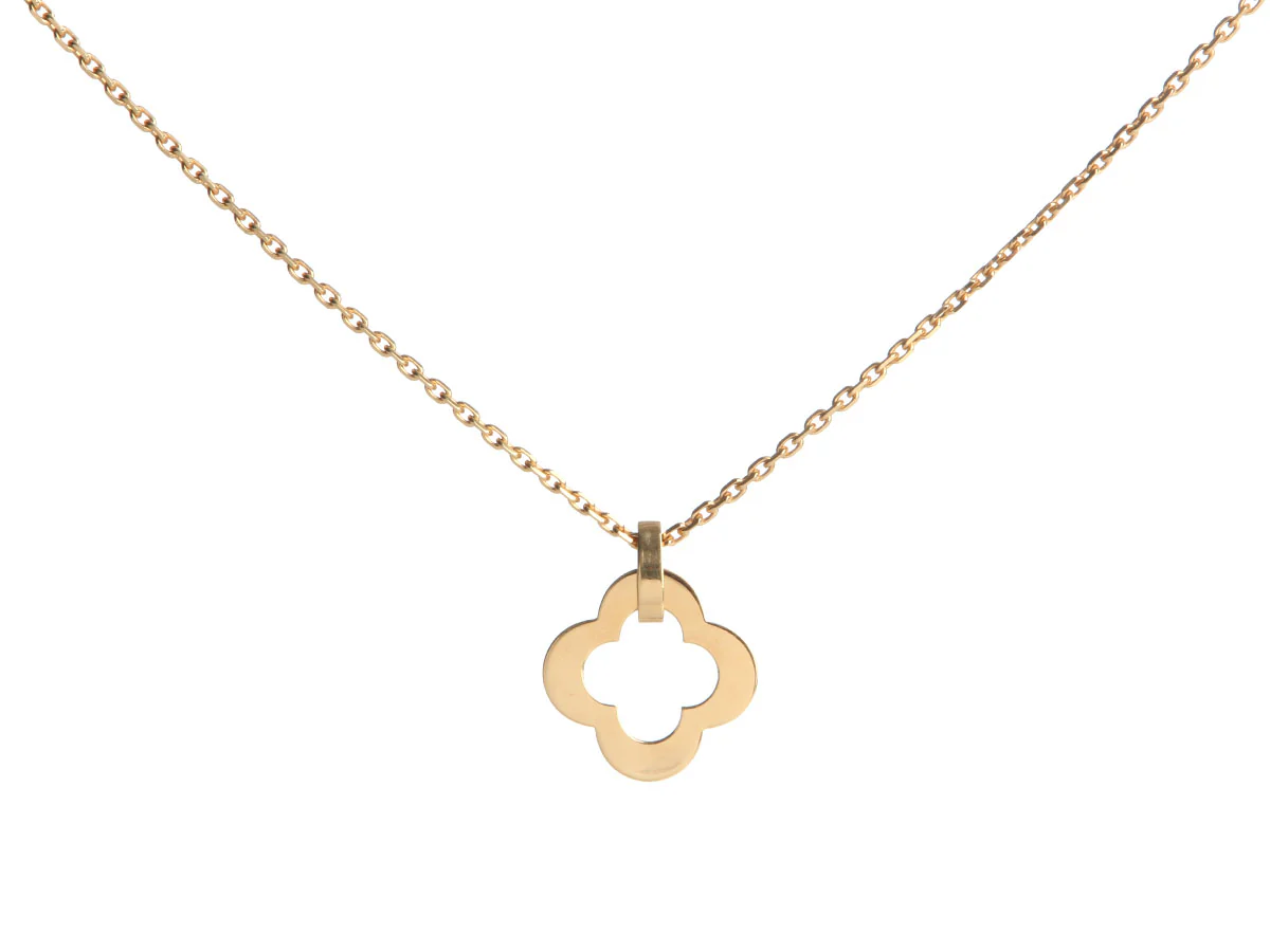 Van Cleef & Arpels 18K Yellow Gold Byzantine Alhambra Necklace
