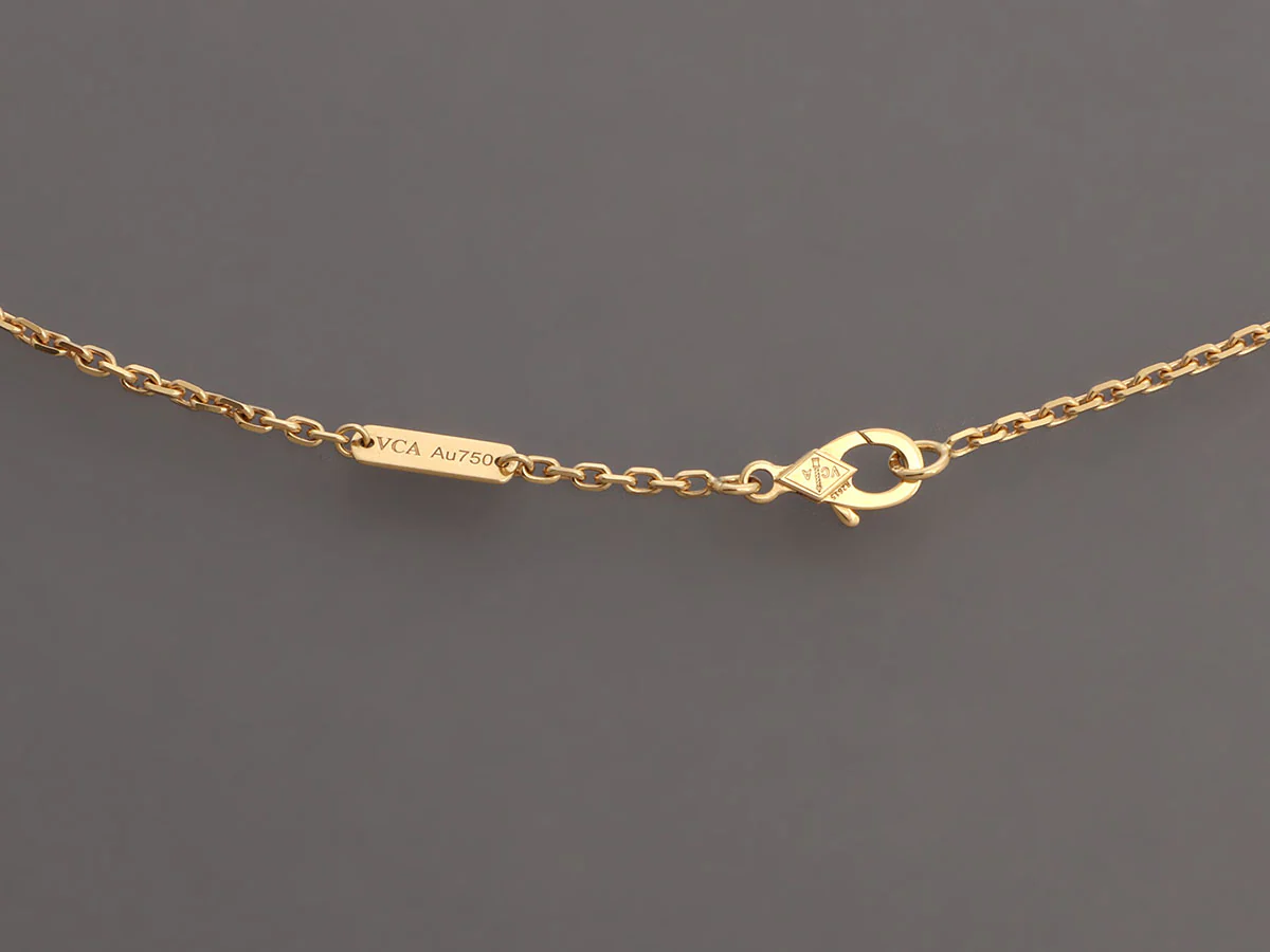 Van Cleef & Arpels Very Large 18K Yellow Gold Diamond Frivole Pendant Necklace/Clip - Image 5