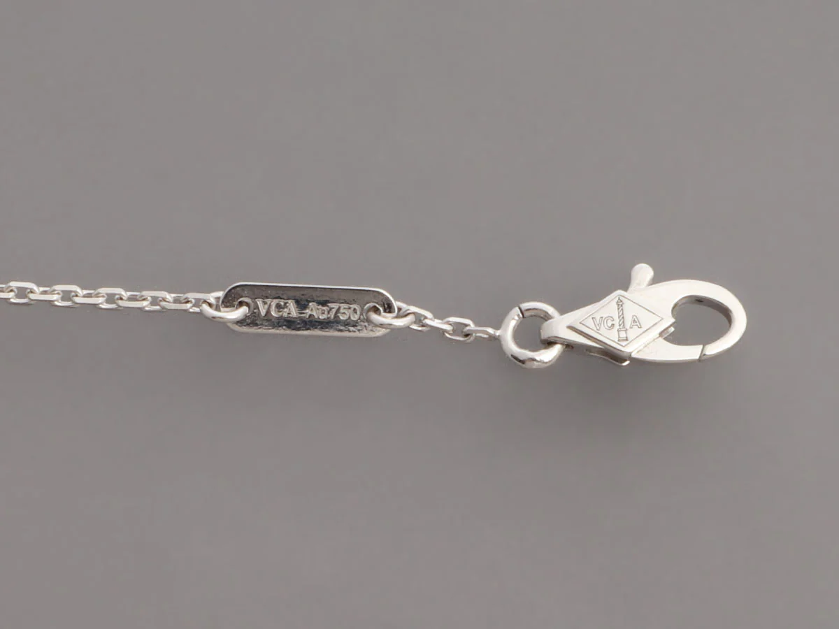 Van Cleef & Arpels 18K White Gold Diamond Mini Frivole Bracelet - Image 4