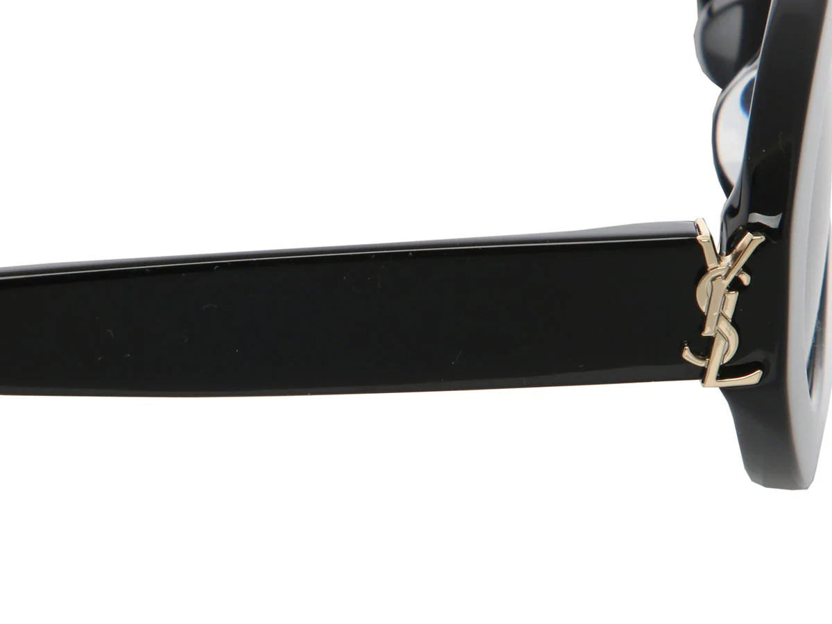 Saint Laurent Black Oval Sunglasses - Image 5