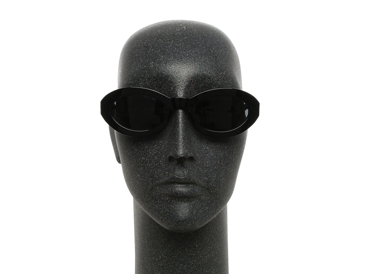 Saint Laurent Black Oval Sunglasses - Image 6