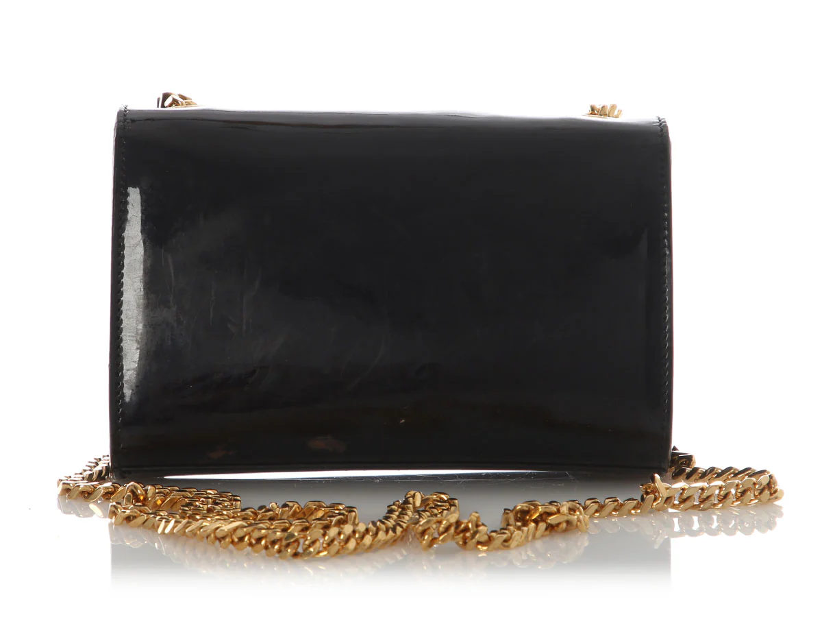Saint Laurent Small Black Patent Leather Kate - Image 4