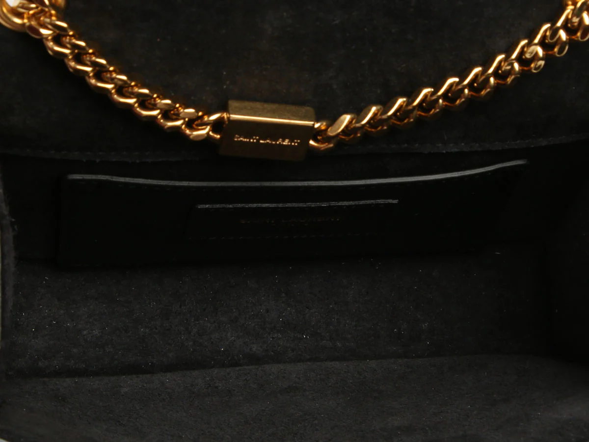 Saint Laurent Small Black Patent Leather Kate - Image 8