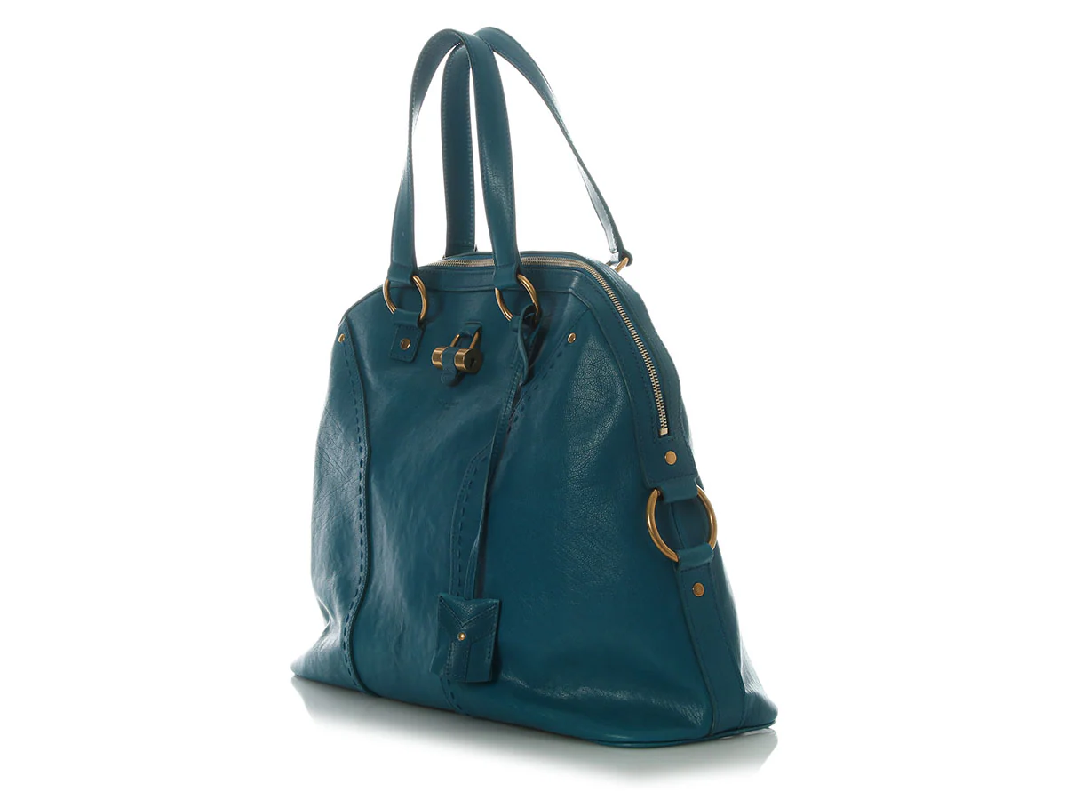 YSL Large Teal Muse - Image 3