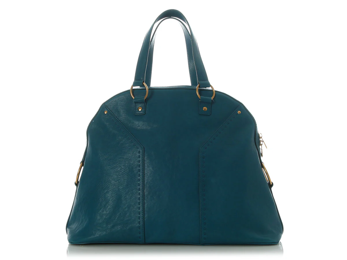 YSL Large Teal Muse - Image 4