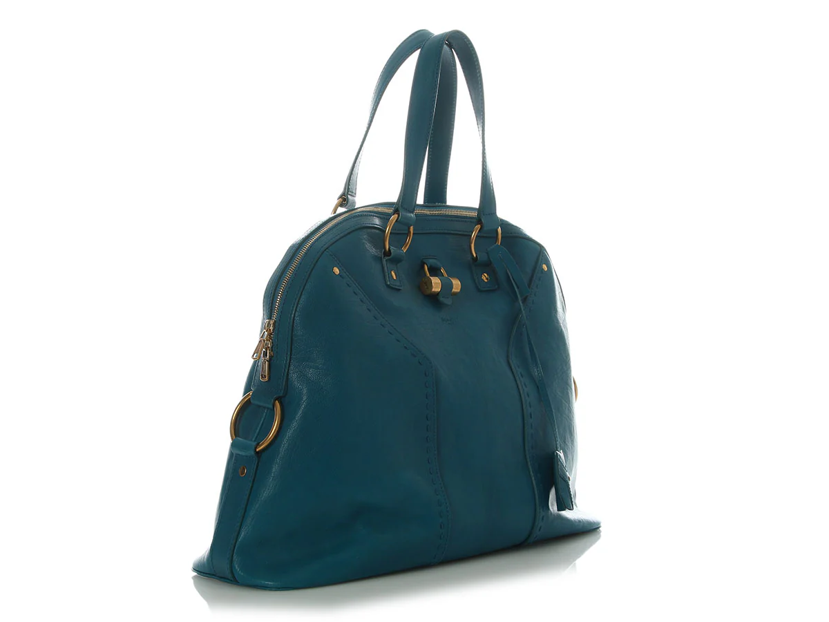 YSL Large Teal Muse - Image 5