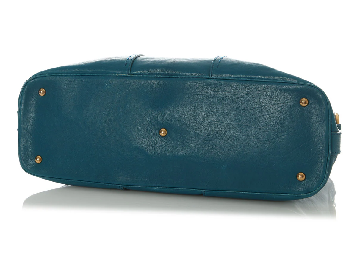 YSL Large Teal Muse - Image 6