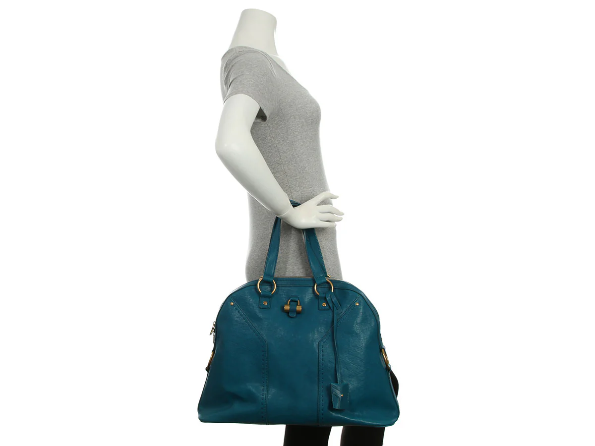 YSL Large Teal Muse - Image 9