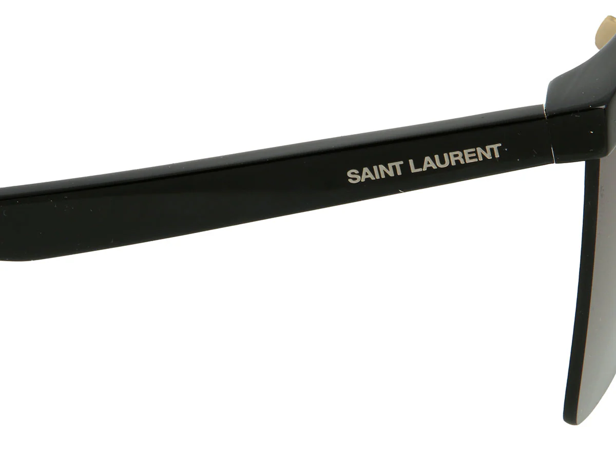 Saint Laurent Black Palace Shield Sunglasses - Image 5