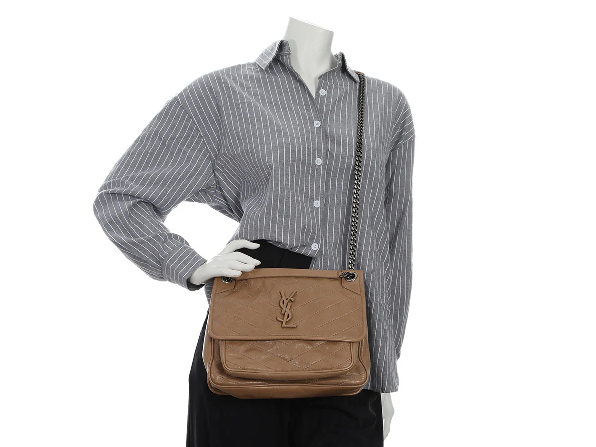Saint Laurent Medium Toffee Niki - Image 9