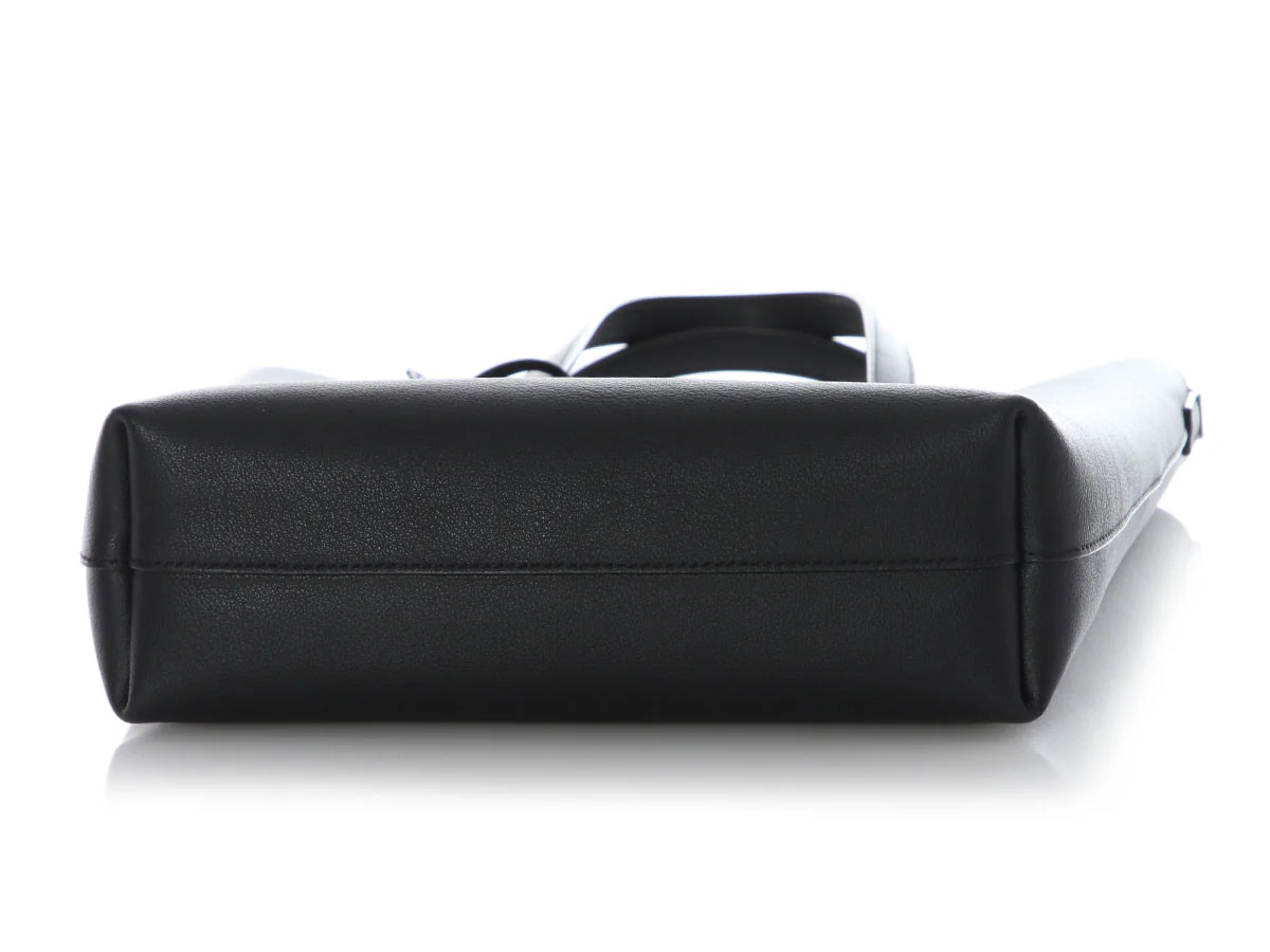 Saint Laurent Black Leather Toy Shopping Tote - Image 6