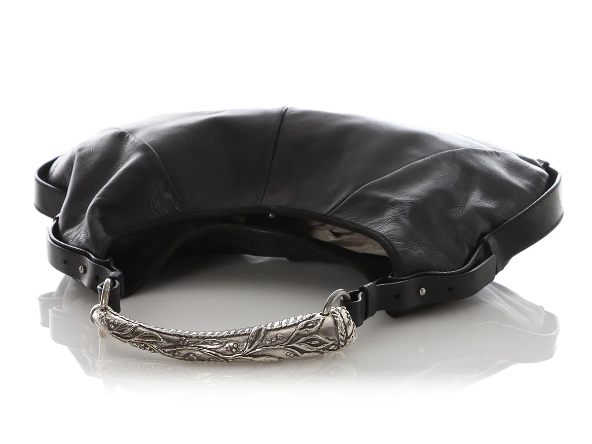 YSL Black Lambskin Mombasa - Image 7